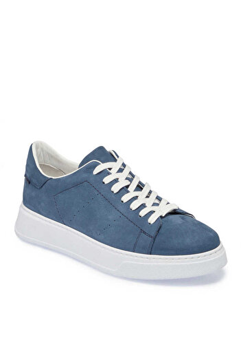 Tergan Mavi Hakiki Deri Erkek Sneaker - E24ı1ay56839-f58