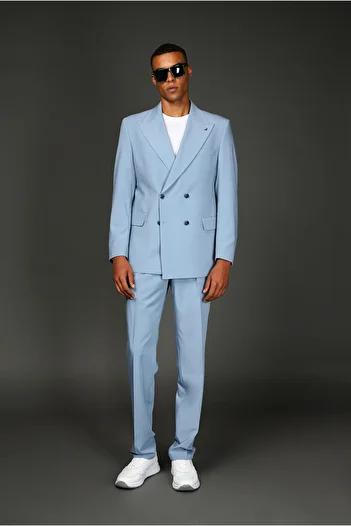 Abdullah Kiğılı Oversize Extra Comfortable Fit Double Breasted Suit