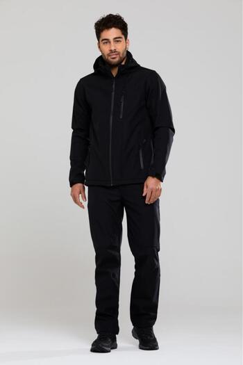 2AS Ανδρικό παντελόνι Softshell Salah Μαύρο