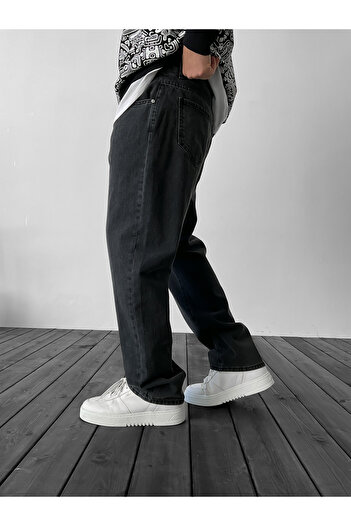 BYBASICMAN Siyah Baggy Jean KE-204