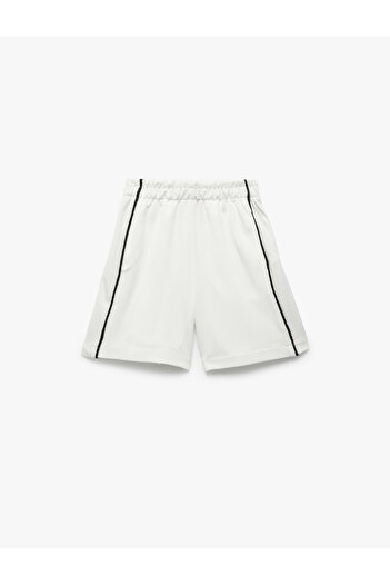 Koton Tie Waist Mini Shorts with Pocket Detail