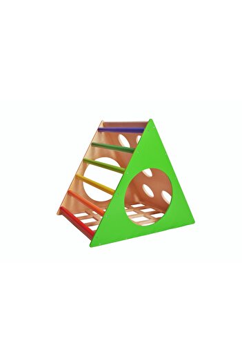 Woodnjoy Ahşap Üçgen Pikler Prizma
