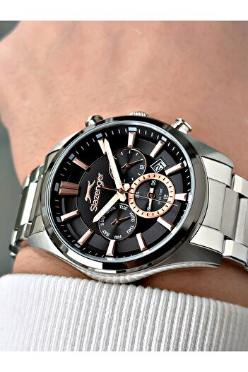 Slazenger Function Steel Cord 5 Atm Waterproof Men Wrist Watch 2498.01