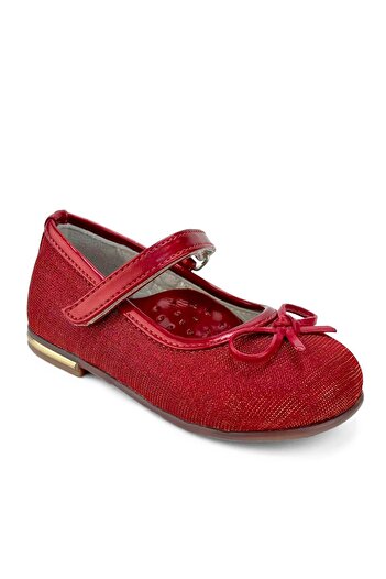 Cici Bebe Ayakkabı Red Sparkling Girl's Ballerina Ballet