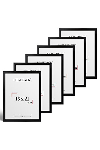 HOMEPACK Six-Piece Wooden Frame with Mdf Legs Ahsap6Li15X21