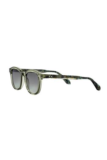 EYE OF HORUS Aventurine-3000 C4 Khaki Acetate Unisex Sunglasses
