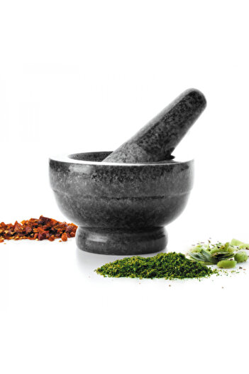 Lacor Granite mortar and pestle for herbs and spices, 250 ml