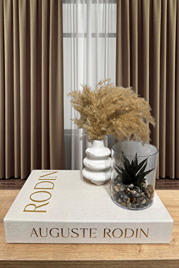 yhfoto Decorative Fabric Covered Box - Book Look Rodin