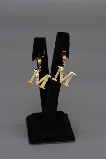 HFKY Steel Letter Earrings - Hfky25
