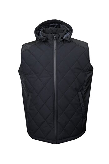 tambattal Plus Size Padded Quilted Vest (Wide Comfortable Fit)