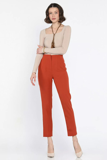 julude Tile Women's Pipe Leg Trousers
