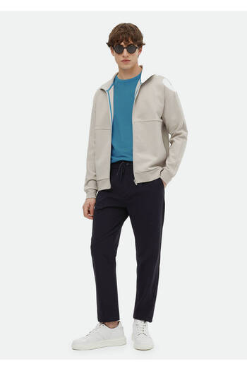 Ramsey Light Gray Hooded Sweatshirt