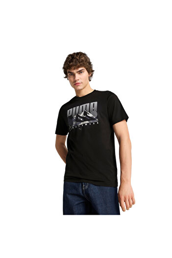 Puma 68482801 Graphics Mountain Tee Erkek Spor Tişört