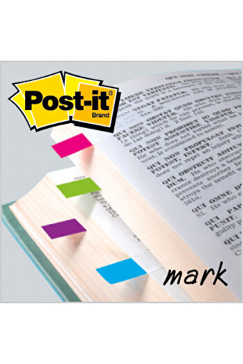 Post-it ® Flags 683-4AB, 4 Colors, 0.47 in x 1.7 in, 6 Pack/Carton, 4 Carton/Case