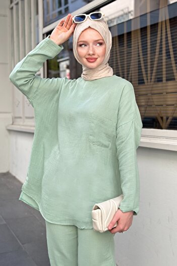Gizce Mint Green Drew Set