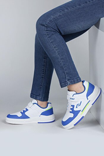Jump 30061 Mavi - Beyaz Erkek Çocuk Sneaker Günlük Spor Ayakkabı
