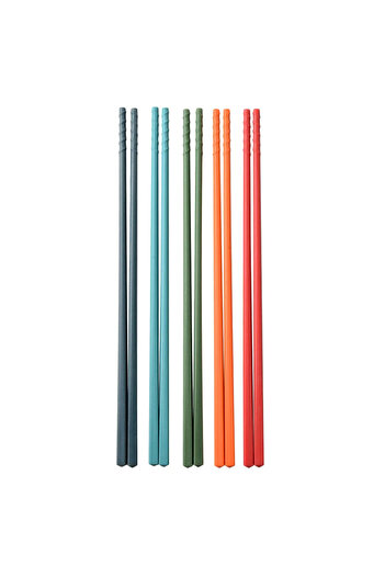 Choice 5Pairs Mix 5 Pairs Silicone Chopsticks Set Japanese Non-slip Chopsticks Noodle Sushi Food Chop Stick