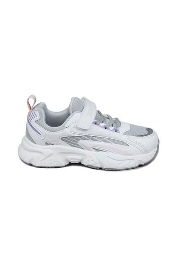 Jump 29604 Velcro Lilac - White Girl's Sneaker Casual Sneakers