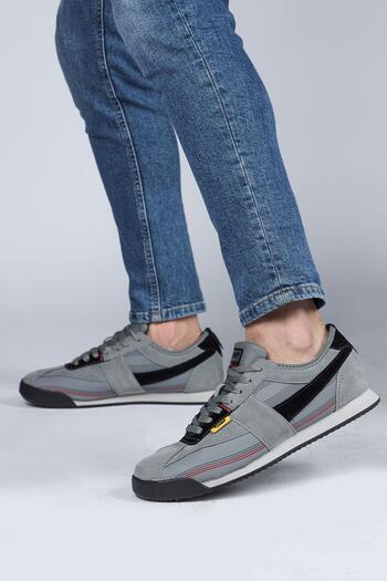 Jump 29072 Gray - Black Men's Sneaker Casual Sneakers