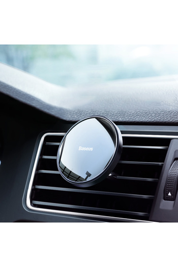 Baseus New Black Magnetic Car Phone Holder Air Vent Universal for iPhone 13 14 15 Pro Smartphone Car