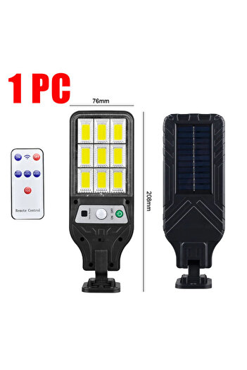 Choice مصباح يعمل بالطاقة الشمسية 400000 لومن 1/3 قطع مصابيح LED تعمل بالطاقة الشمسية في الهواء الطلق مع 3 أوضاع استشعار الحركة إضاءة أمان الحائط