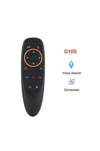 Choice black GAMINJA G10S Air Mouse Voice Remote Control 2.4G Wireless Gyroscope IR Learning for H96 MAX X8