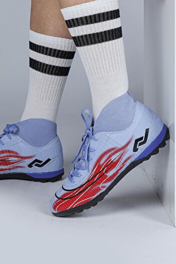 Jump 29677 Purple - Red Astroturf Football Boots with Socks