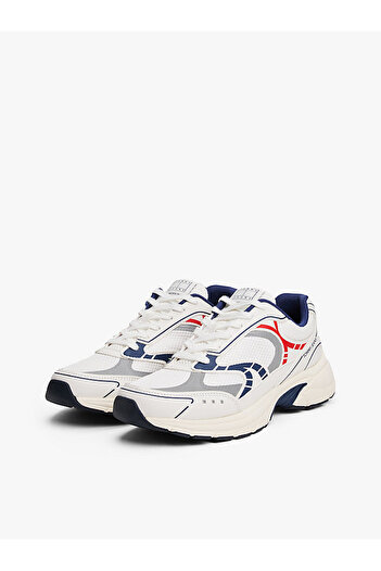 Tommy Hilfiger Erkek Kalın Taban Çok Renkli Sneaker