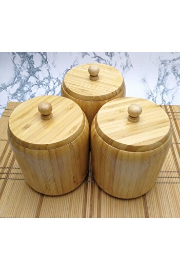 sweenhome 3 Pieces 14×12 cm Bamboo Countertop Spice Rack