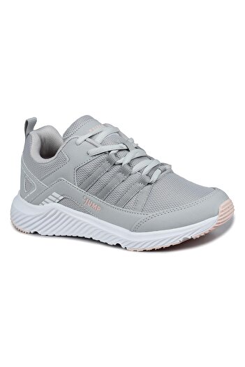 Jump 24865 Gray - Salmon Pink Women's Sneaker Casual Sneakers