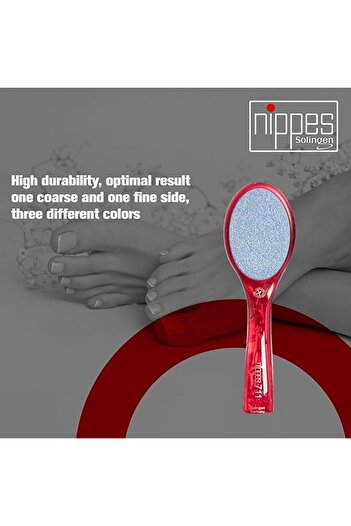 Nippes Solingen Ceramic Foot File 711E, Effective Removal Of Rough Skin, 210 Mm