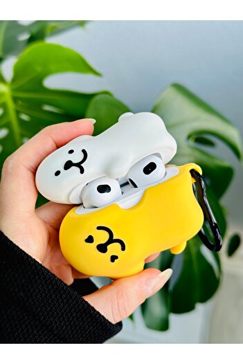 Go Aksesuar AirPods 3Rd Thick Silicone Protective Case with Generation Compatible Toy Design