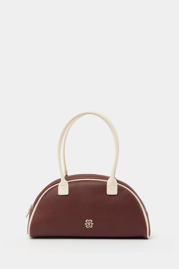Madamra Claret Red Women's Retro Hand and Shoulder Bag