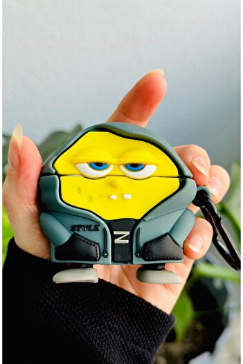 Go Aksesuar AirPods 3Rd Thick Silicone Protective Case with Generation Compatible Toy Design