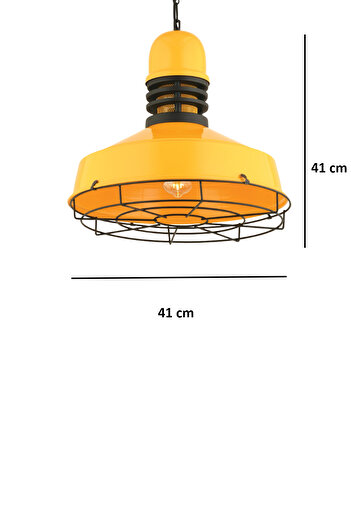 AG LightDesign Sarı Sarkıt Avize Yatak Odası Salon Mutfak Koridor Lamba