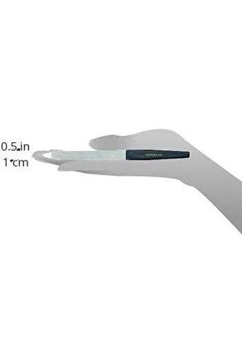 Nippes Solingen Sapphire Nail File Coarse & Fine 61, For Precise Filing Through Round Shape