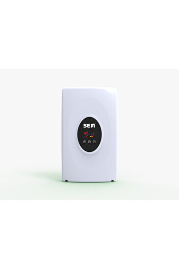 SEM Rapid24 kW Merkezi Sistem ve Güneş Su Isıtma Sistemine Uyumlu 3faz Şofben Dijital ekran