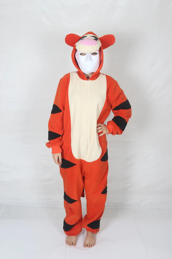 Kadıköy Kostüm Adult Tiger Costume Animal Costume Cozy Pajama Costume