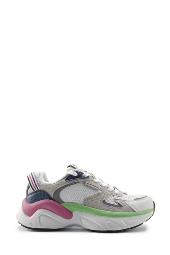 lumberjack Leaf Women's Shoes - White Navy Pink
