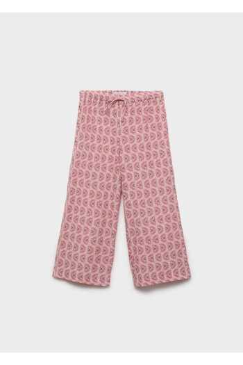 MANGO Kids Patterned cotton pants