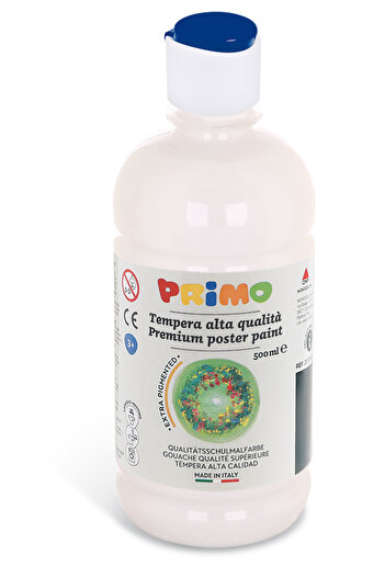Primo White Poster Paint 500ml