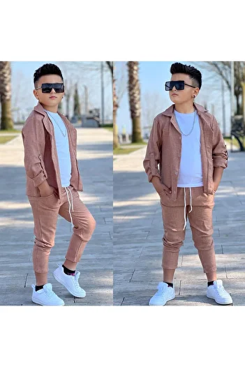KOKOŞ BEBEK Shirt Style 3 Piece Set |   Between 4/6 Years