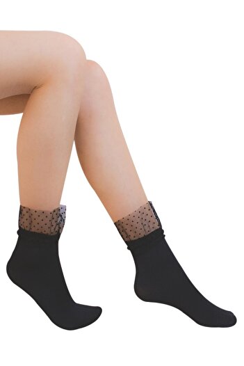 Daymod Micro Tulle 1 Socket Κάλτσες Μαύρες
