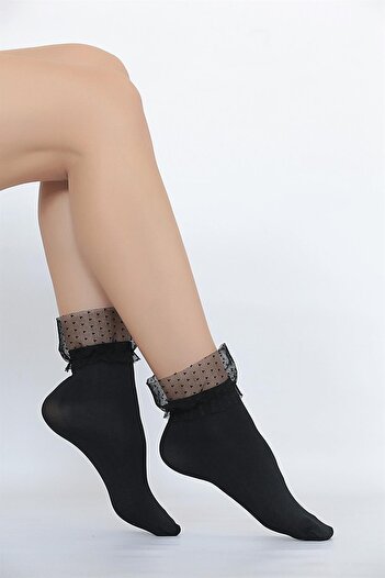 Daymod Micro Tulle 1 Socket Κάλτσες Μαύρες