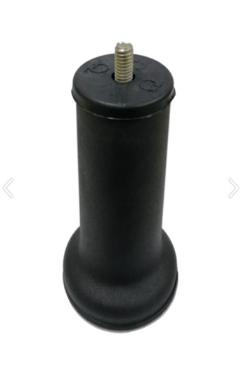 Adem Koç Furniture Base Leg 15 cm Texture Black M8 Fine Thread