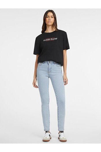 Guess T-shirt Jeans Kadın Boxy Fit
