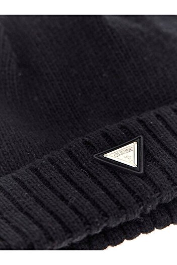 Guess Beanie Kadın Aktif Yün Karışımlı Triko Bere