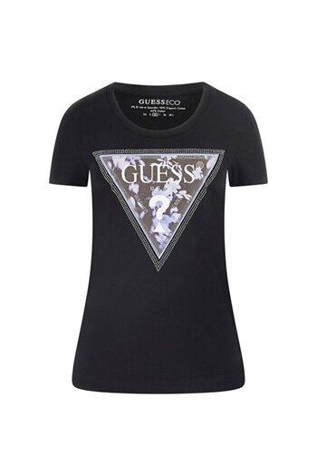 Guess Γυναικείο T-Shirt Ss Cn Triangle