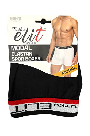 DONLİZZA Tutku Elit Modal Elastane Men's Sports Boxer 3 Pieces