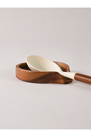 Minihol Hushka Acacia Spoon Rest (11 cm)